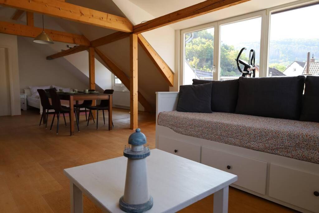 Ferienwohnung Heimbach Burgblick Dış mekan fotoğraf
